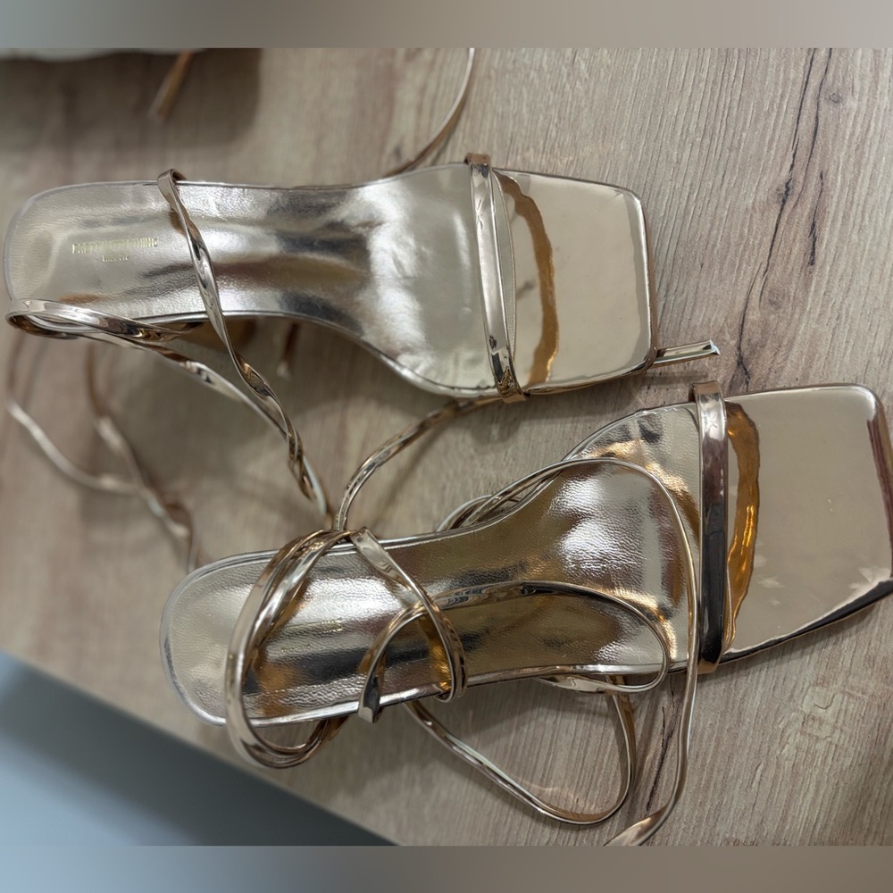 PrettyLittleThing Rose Gold Heels
